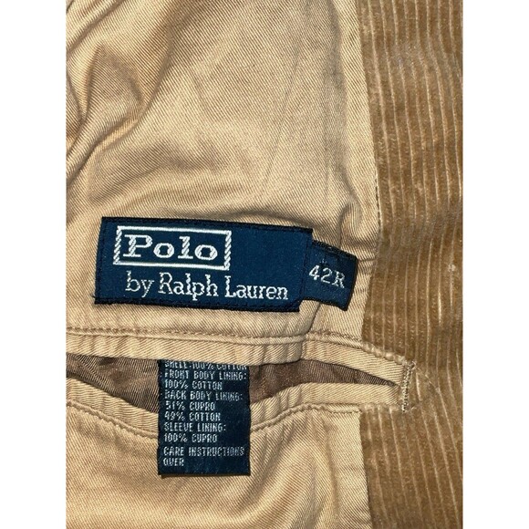 Vintage Polo Ralph Lauren Shooting Hunting Jacket Blazer Corduroy 42R - Picture 7 of 8